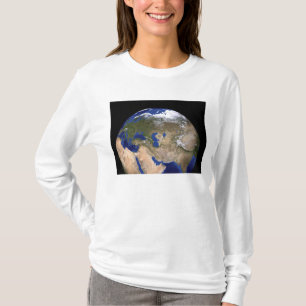 T-shirt La terre de marbre bleue de prochaine génération