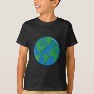 T-shirt La terre de planète