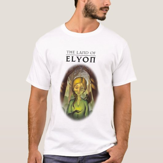 T-shirt La terre d'Elyon | le clivage foncé de collines (Devant)