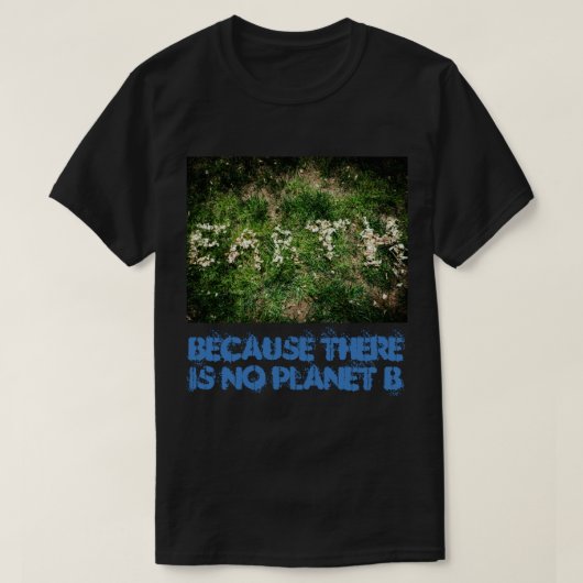 T-shirt La terre et changement climatique (Design devant)