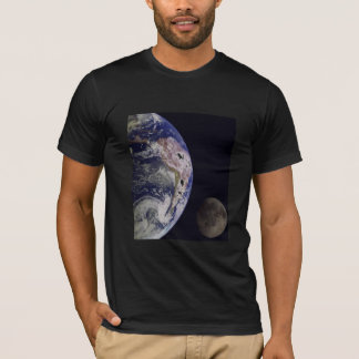 T-shirt La terre et lune