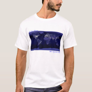 T-shirt La terre la nuit