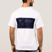 T-shirt La Terre la nuit (Dos)
