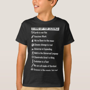 T-shirt La Terre N'Est Pas Plate Les Vaccins Fonctionnent