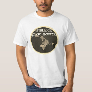 T-shirt La terre plate biblique
