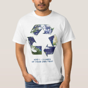 T-shirt La terre - réutilisant