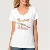 T-shirt La Terre rit en fleursLa Terre rit en fleurs - B (Devant)