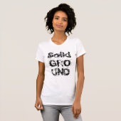 T-shirt La terre solide T de filles (Devant entier)