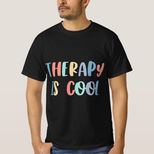 T-shirt La thérapie est Cool (Devant)