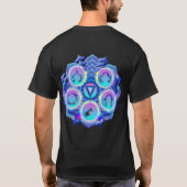 T-shirt La Throat Chakra Mandala (Dos)