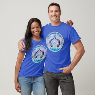 T-shirt La Throat Chakra - Symbole de la vie respiratoire