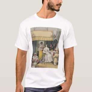 T-shirt La toilette de jeune Madame, plaquent 2 'd'Inde