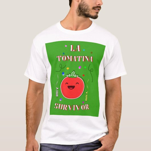 T-shirt La Tomatina Bunol Célébration Valence cadeau Espag (Devant)