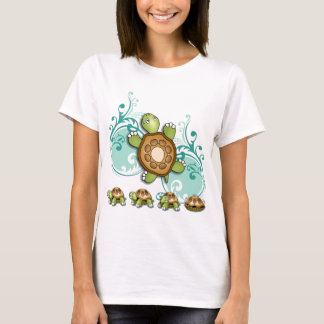 T-shirt La TORTUE dépêchent vert