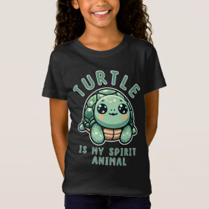 T-Shirt La Tortue Est Mon Animal Spirituel Cadeau Pour Amo