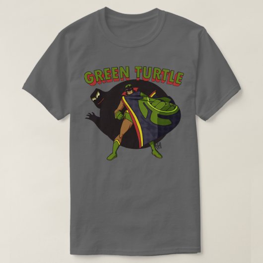 T-shirt La tortue verte (Design devant)