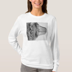T-shirt La tour du diable de l'ouest avec tombé