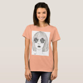 T-shirt La tristesse que vous ne pouvez pas voir, t-shirt, (Devant entier)