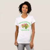 T-shirt La tulipe fleurit le jour administratif de (Devant entier)