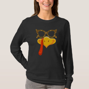 T-shirt La Turquie face Thanksgiving Family Outments Leopa