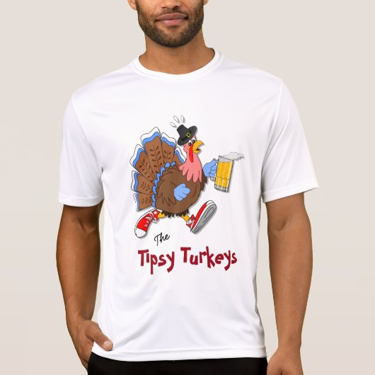 T-shirt La Turquie pompette (bière) - Sport-Tek de solides (Devant)