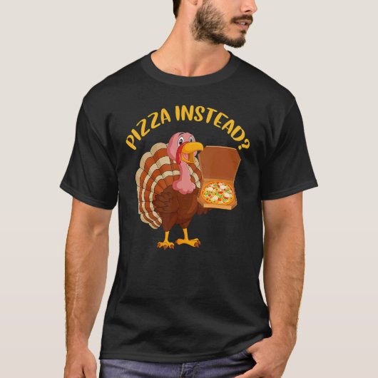 T-shirt La Turquie préfère la pizza à Thanksgiving 5 (Devant)