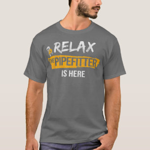 T-shirt La tuyère de détente est ici Pipefit Pluming