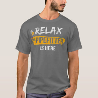 T-shirt La tuyère de détente est ici Pipefit Pluming