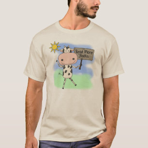 T-shirt La vache a lu plus de livres