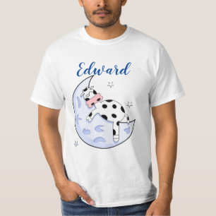 T-shirt La vache au-dessus de la lune