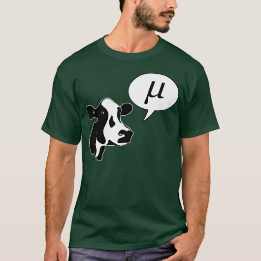 T-shirt La vache scientifique va la MU (Devant)