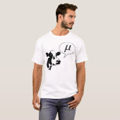 T-shirt La vache scientifique va la MU (Devant entier)