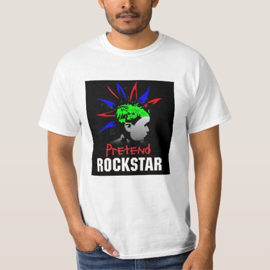 T-SHIRT LA VALEUR FEIGNENT ROCKSTAR (Devant)