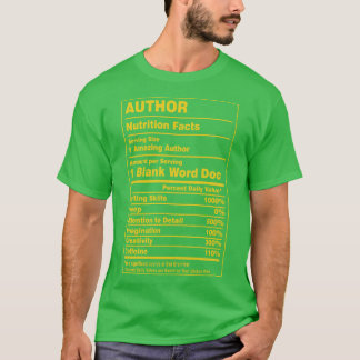 T-shirt La valeur nutritive Au