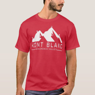 T-shirt La vallée du Mont Blanc Chamonix