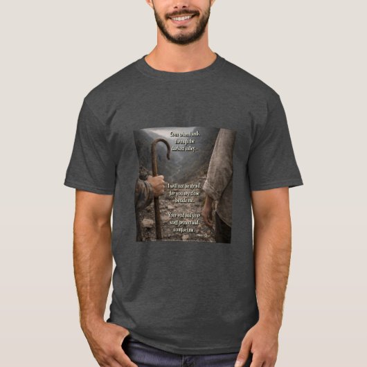 T-shirt La vallée la plus sombre (Devant)