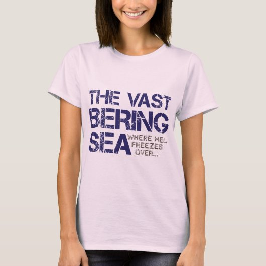 T-SHIRT LA VASTE MER DE BERING... (Devant)