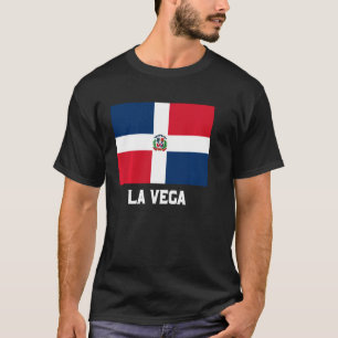T-shirt La Vega République dominicaine Drapeau Emblem Escu
