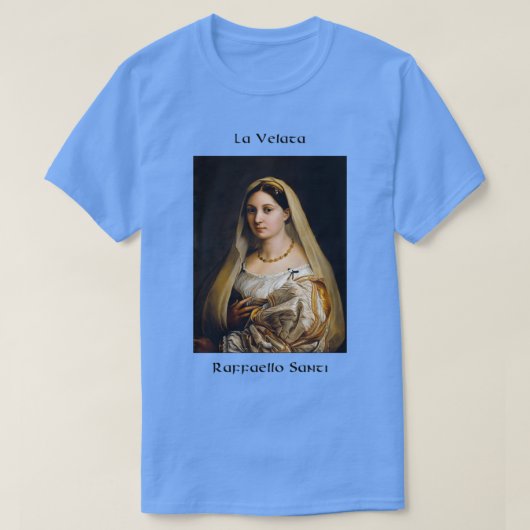 T-shirt La Velata Raffaello Santi 2 (Design devant)