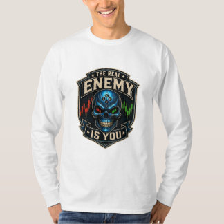 T-shirt La véritable ennemie c'est vous Psychologie de Tra