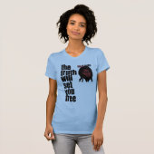 T-shirt la vérité à la liberté (Devant entier)