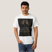 T-shirt La vérité de Marcus Aurelius : façonner la vie (Devant entier)
