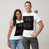T-shirt La vérité de Marcus Aurelius : façonner la vie (Unisexe)
