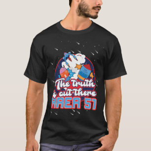 T-shirt La Vérité Est Là - Zone 51 Je Veux Croire