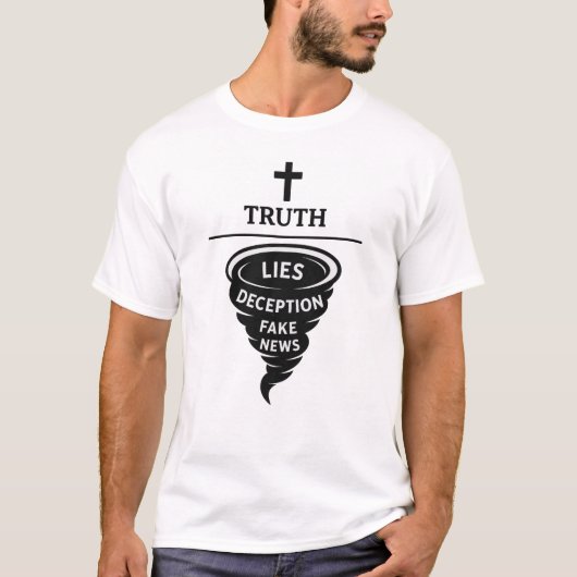 T-shirt La vérité sur les mensonges (Devant)