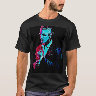 T-shirt La version lumineuse immobile de Chris de démon au