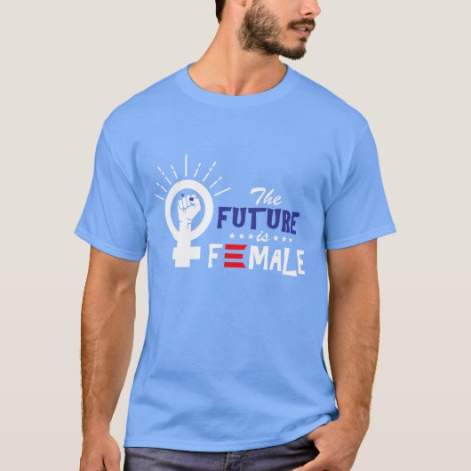 T-shirt La vice-présidente Kamala Harris Future est une fe (Devant)