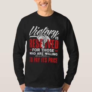 T-shirt La victoire est réservée Aikido Karaté Jiu Jitsu