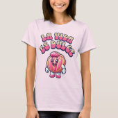 T-shirt La Vida es Dulce Concha Rosa Pan Dulce (Devant)