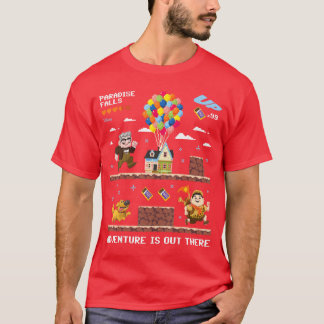 T-shirt La vidéo de l'aventure de jeu vidéo de Carl Dug Ru